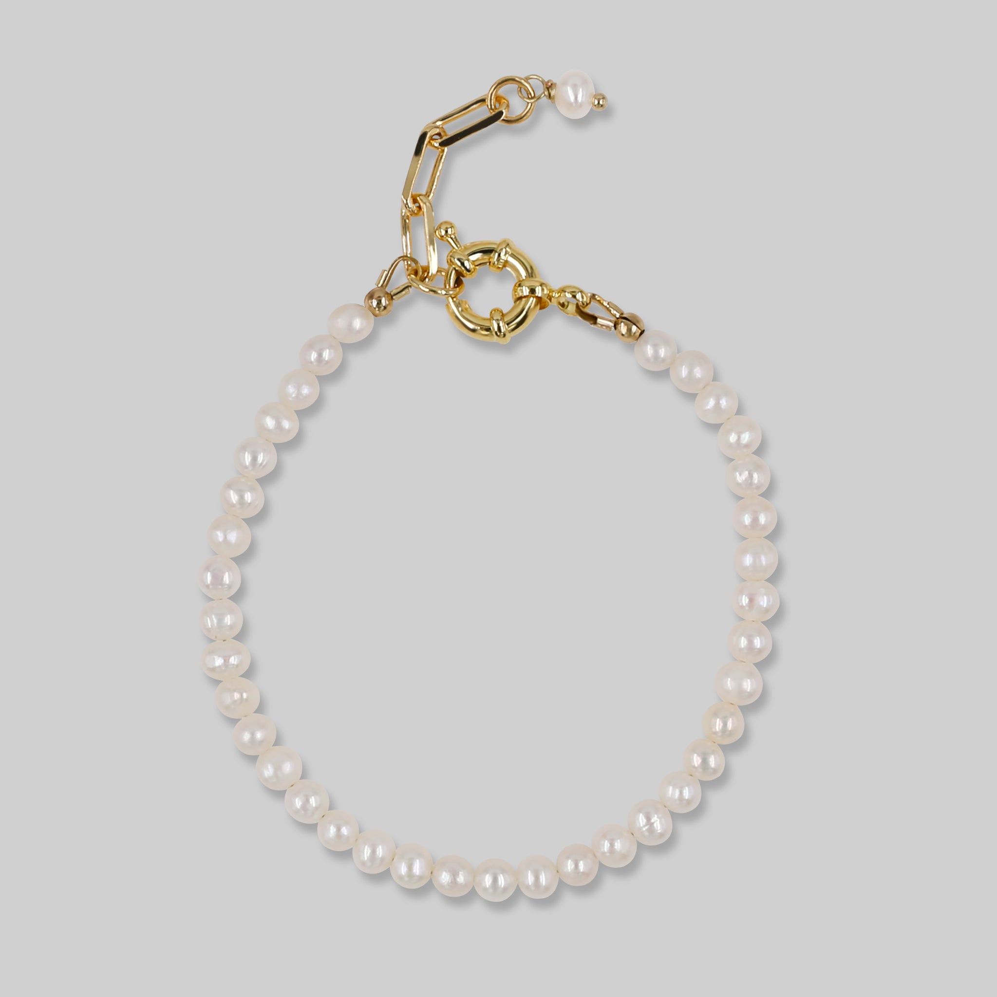 freshwater pearl bracelet everyday arm candy 