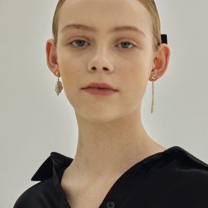 Pearl Bar Drop Earrings
