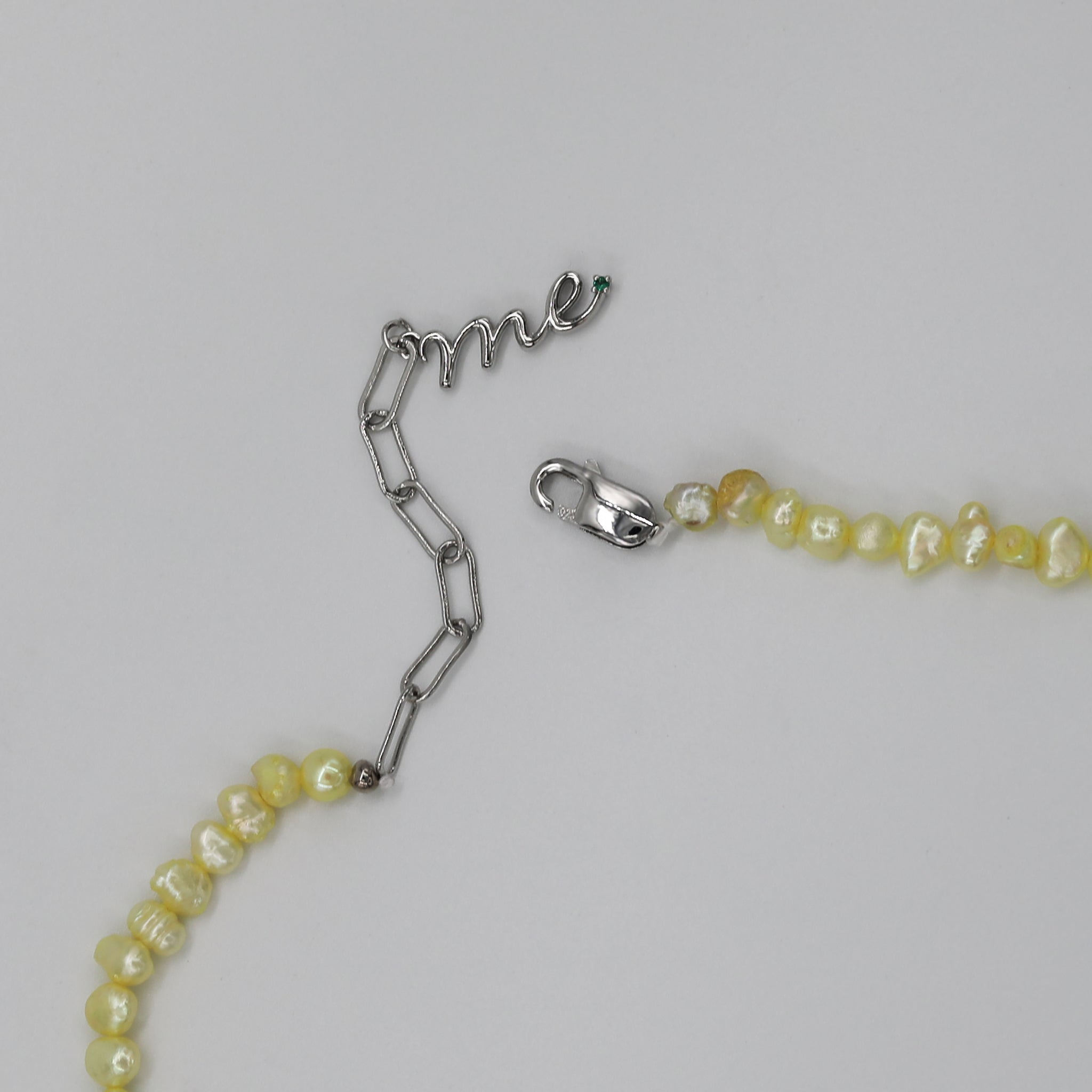 Yellow Pearly Necklace