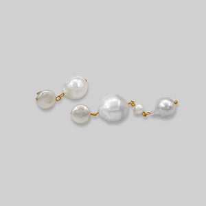 Baroque Pearl Unmatched Earrings