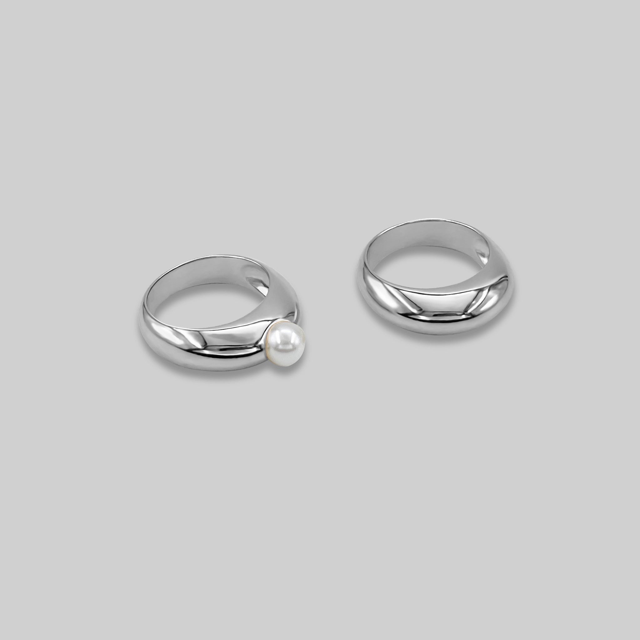 Buy Divya Shakti 9.25-9.50 Ratti Pearl Moti Gemstone Silver Adjustable Ring  for Men & Women at Amazon.in