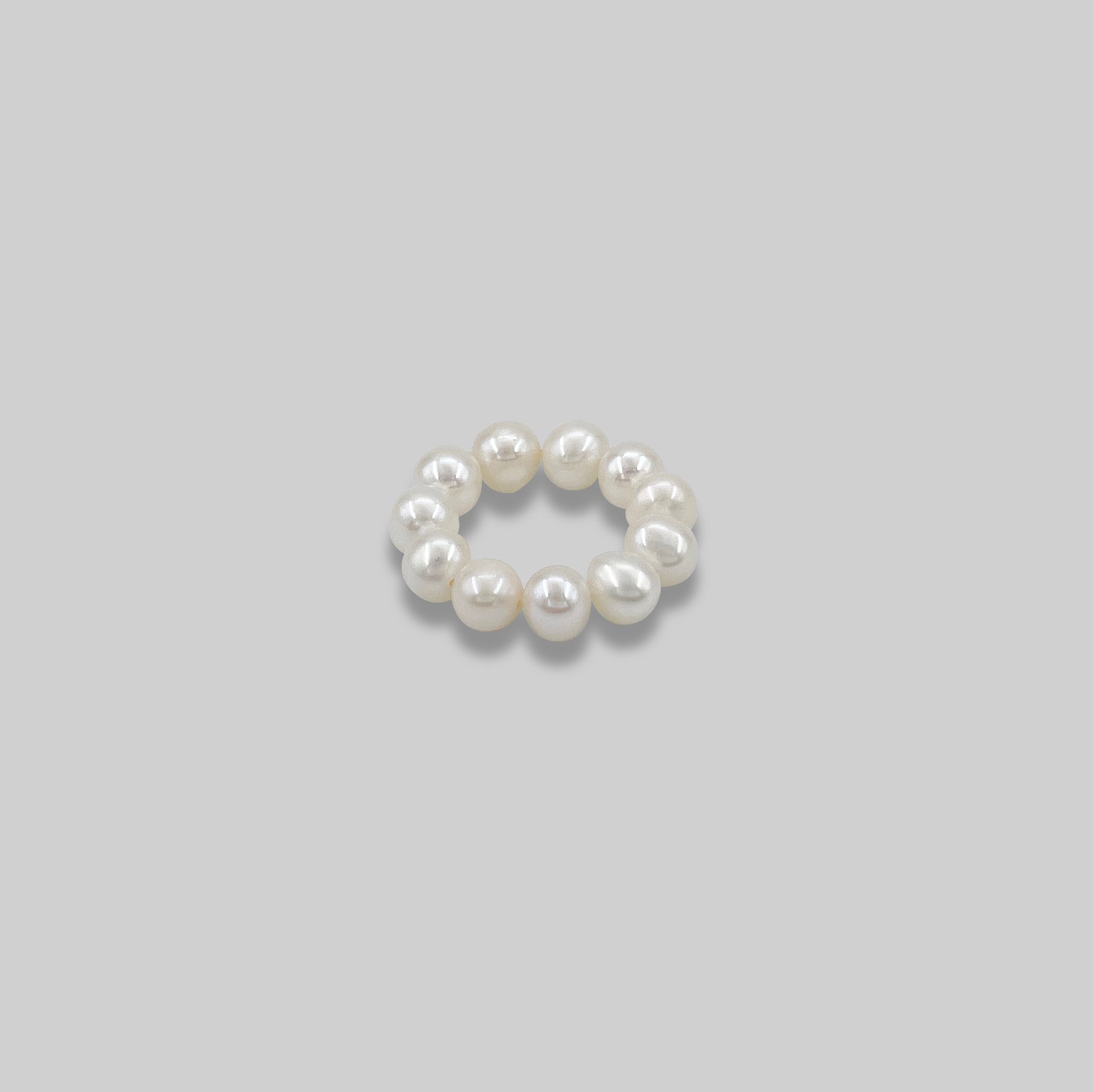 pearl ring freshwater pearl stacked ring daily ring fashion women's ring trendy 