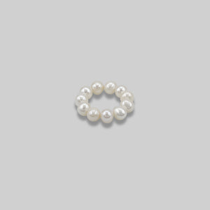 pearl ring freshwater pearl stacked ring daily ring fashion women's ring trendy 