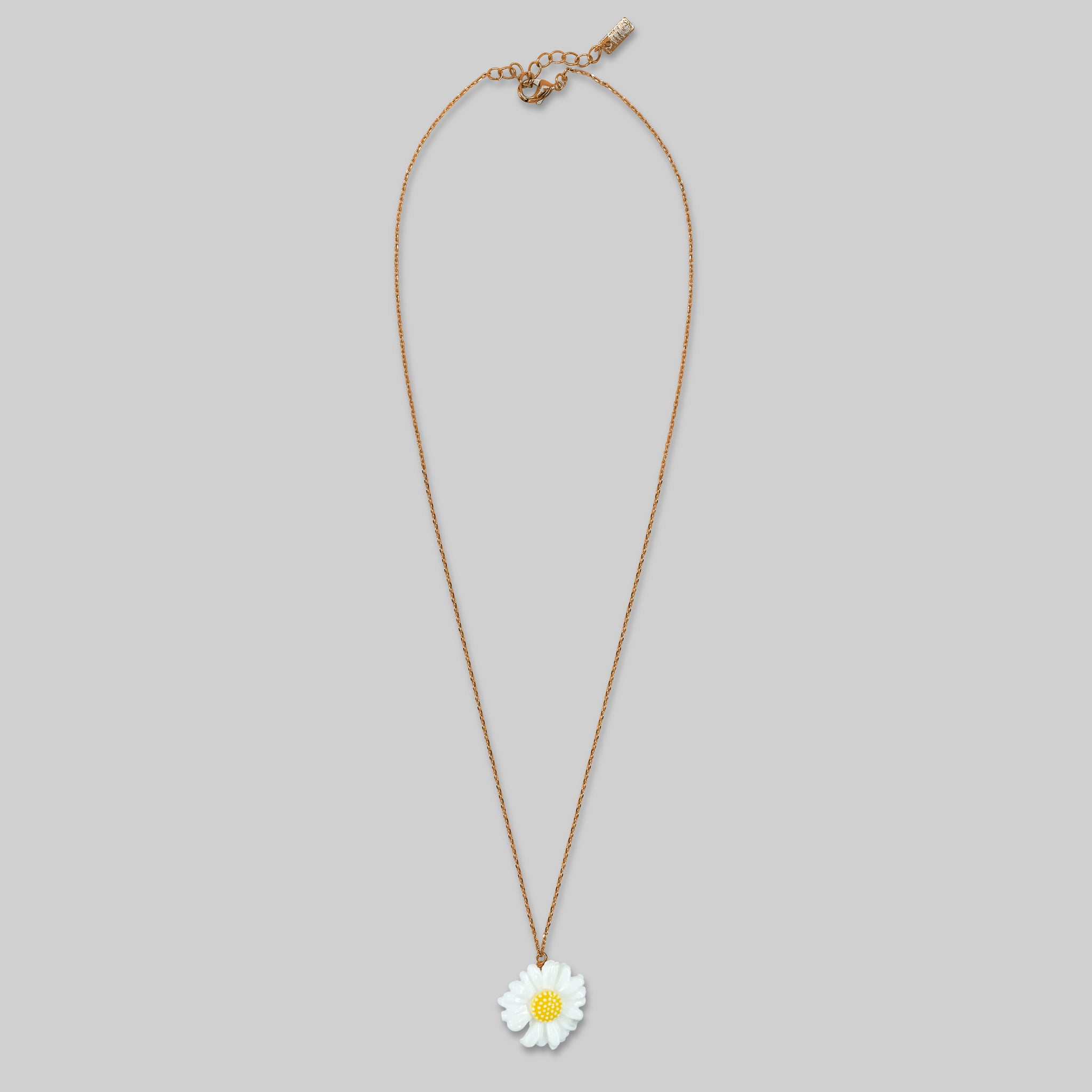 Gold Dainty Daisy Pendant Necklace