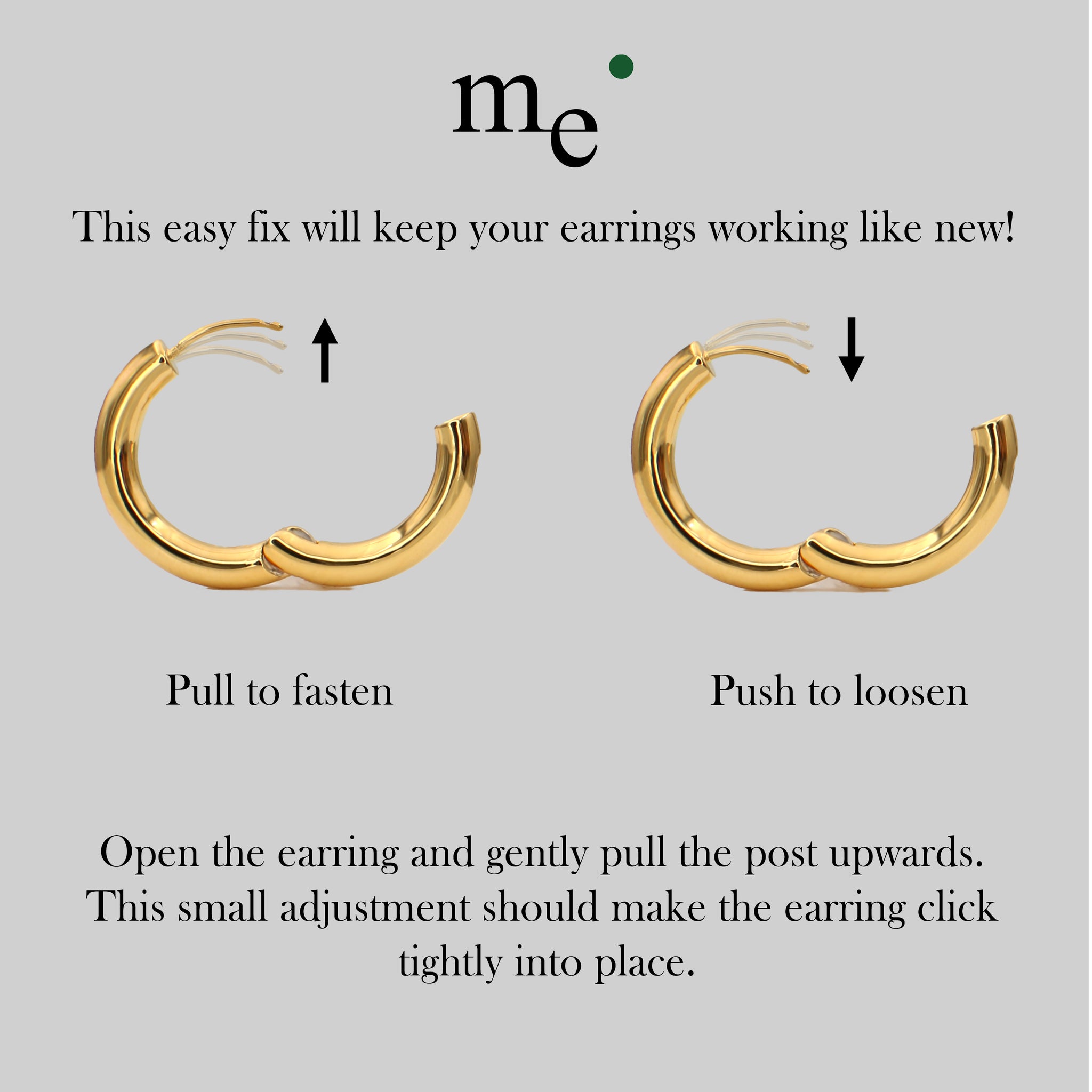 Baroque Pearl Ring Earrings